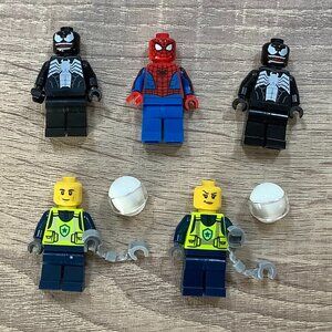 5/$20 minifigure lot Lego City Police Marvel Spiderman Venom